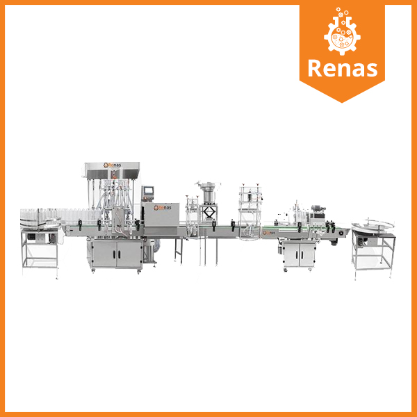 Full Automatic 2 Nozzle Liquid Filling Line