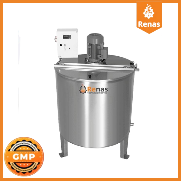 RMX-SH500C - Double Walled Industrial Cream and Liquid Mixer Boiler - 500 Liters